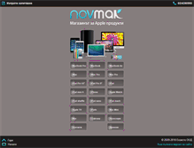 Tablet Screenshot of novmak.com